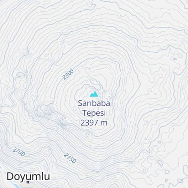 Map of Sarıbaba Tepesi