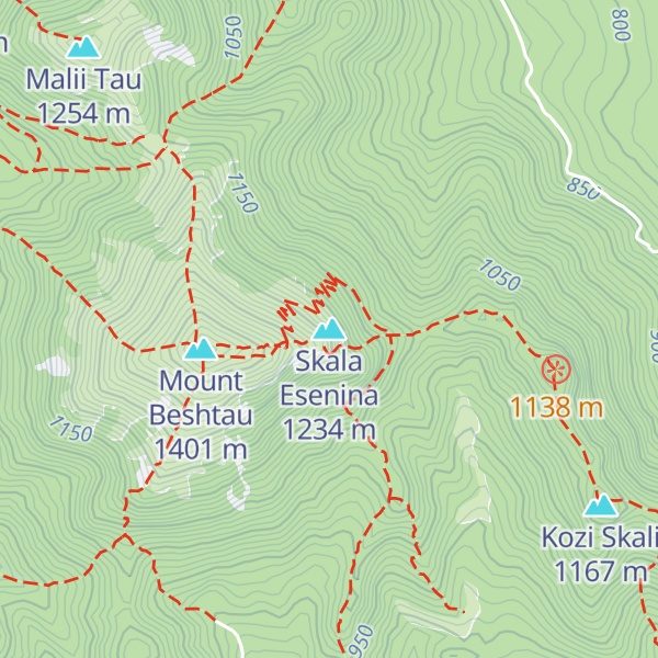 Map of Skala Esenina