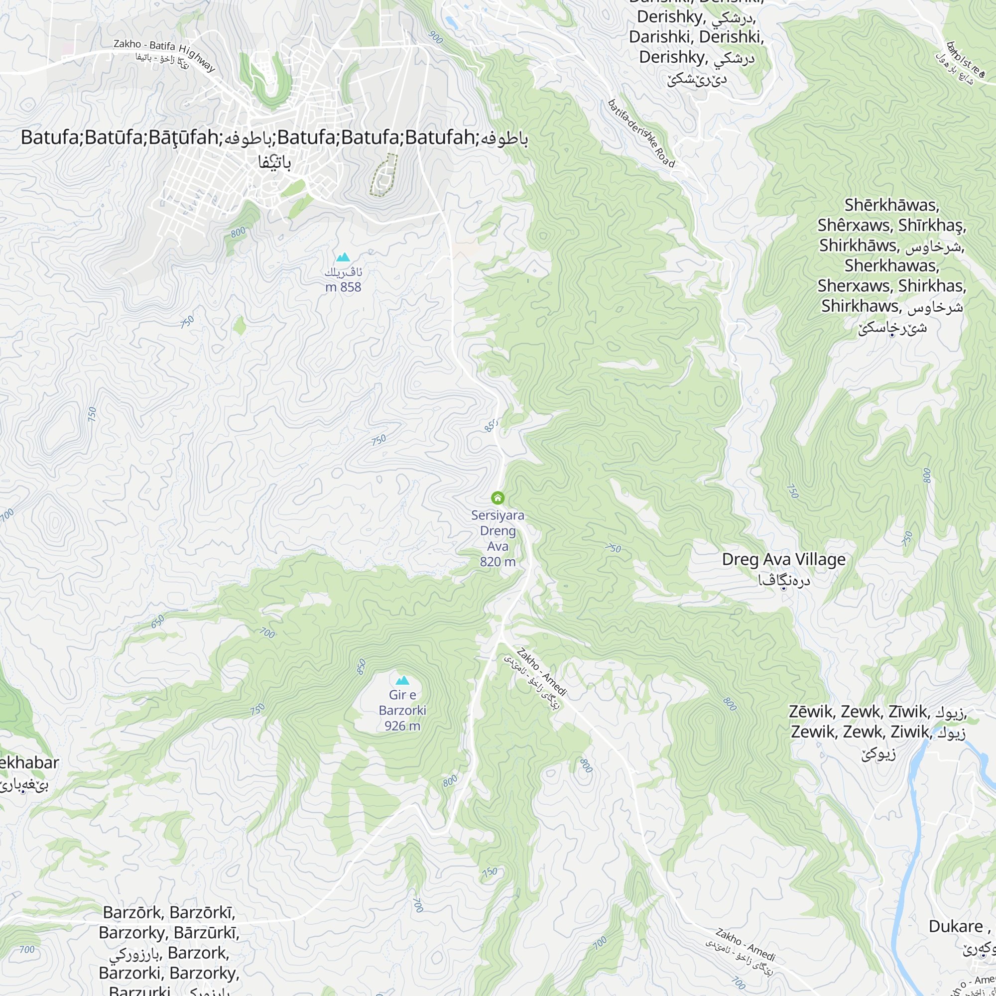 Sersiyara Dreng Ava map