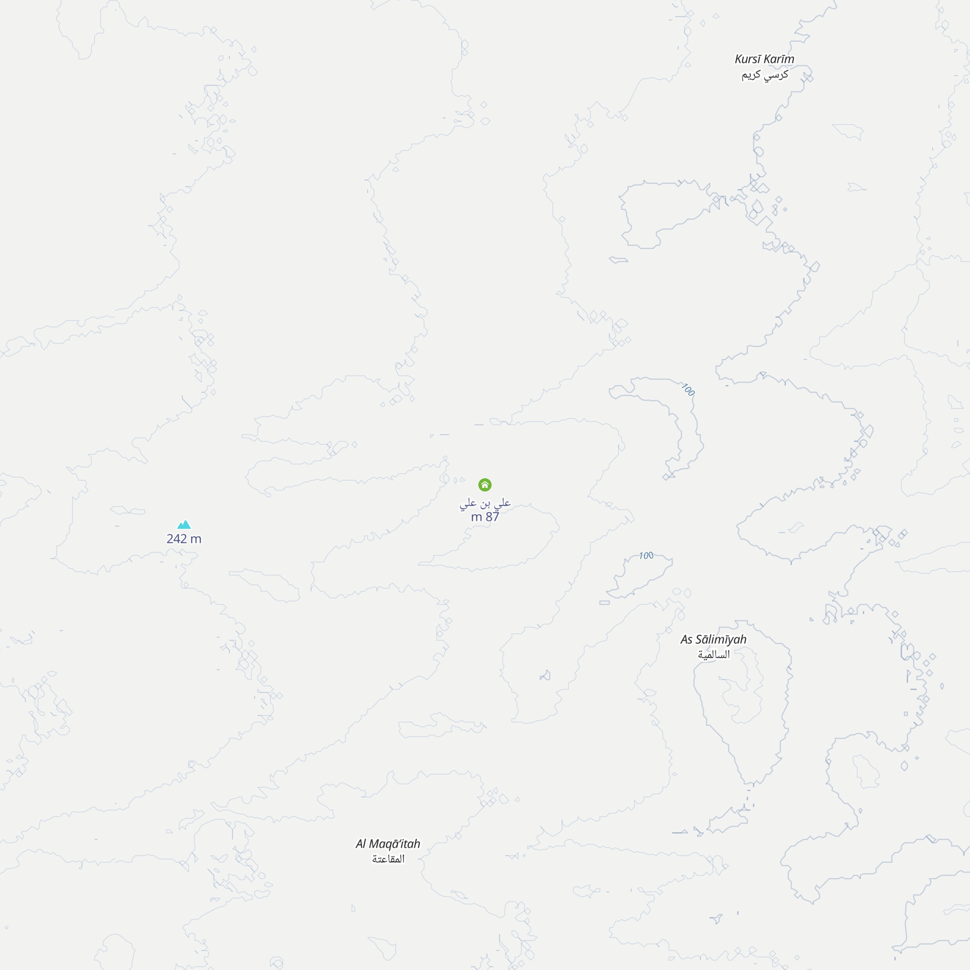 علي بن علي map