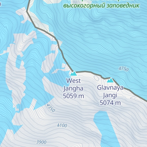 Map of West Jangha
