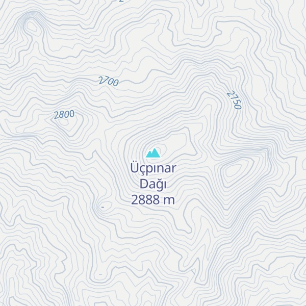 Map of Üçpınar Dağı