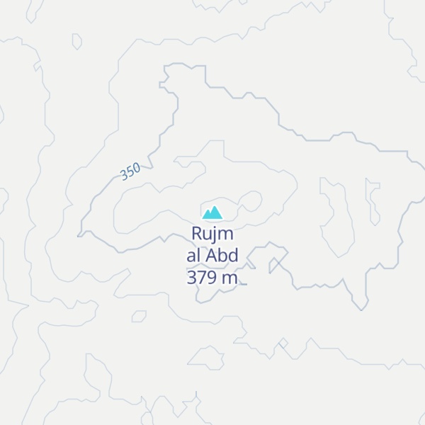 Map of Rujm al Abd