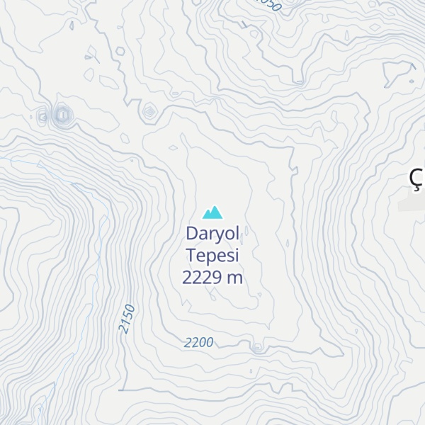 Map of Daryol Tepesi