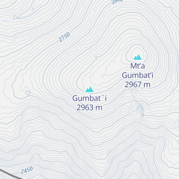 Map of Gumbat`i