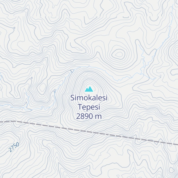 Map of Simokalesi Tepesi