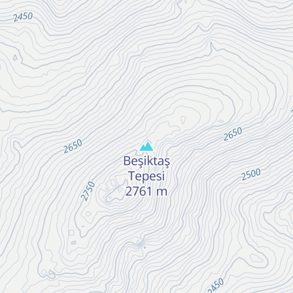 Map of Beşiktaş Tepesi
