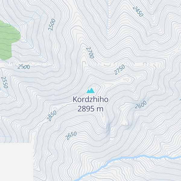 Map of Kordzhiho