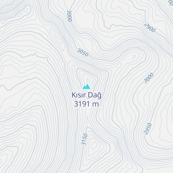 Map of Kısır Dağ