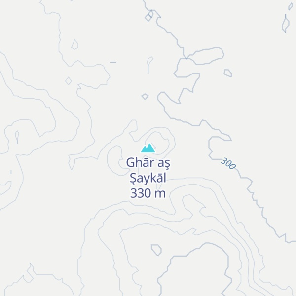 Map of Ghār aş Şaykāl
