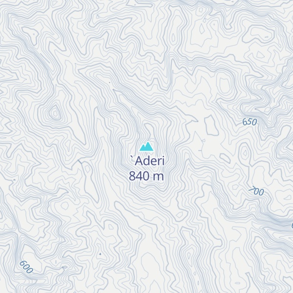 Map of `Aderi