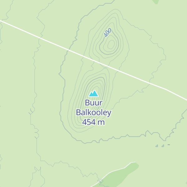 Map of Buur Balkooley