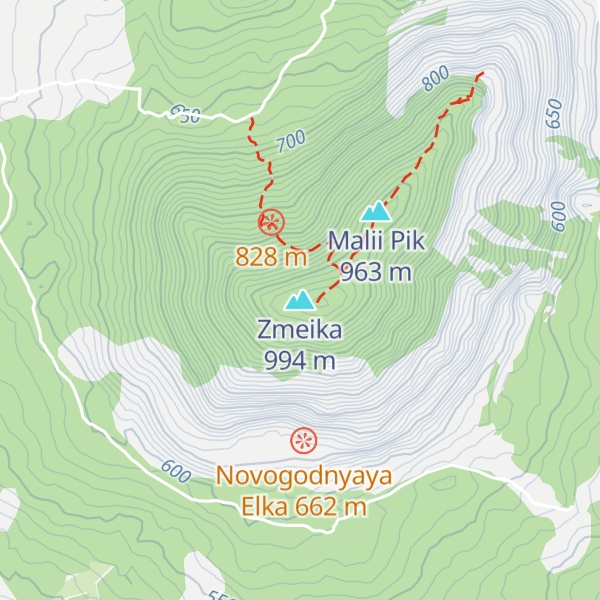 Map of Zmeika