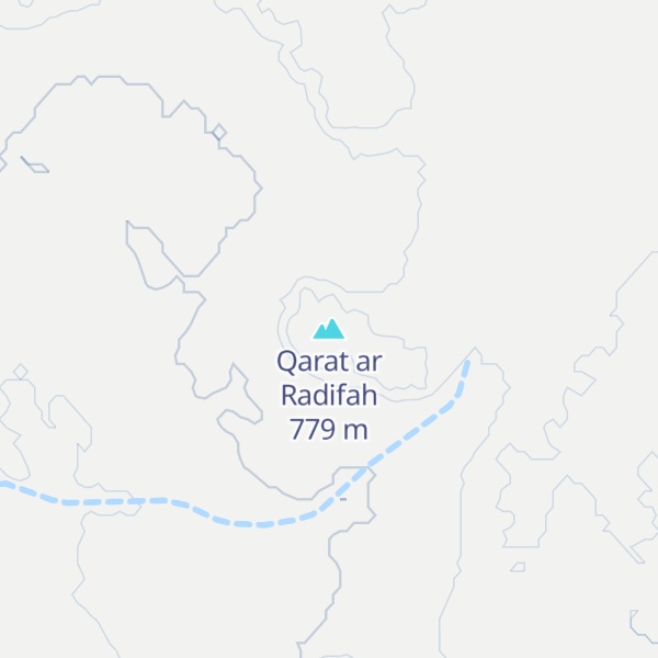 Map of Qarat ar Radifah