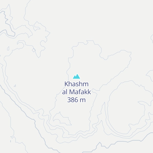 Map of Khashm al Mafakk