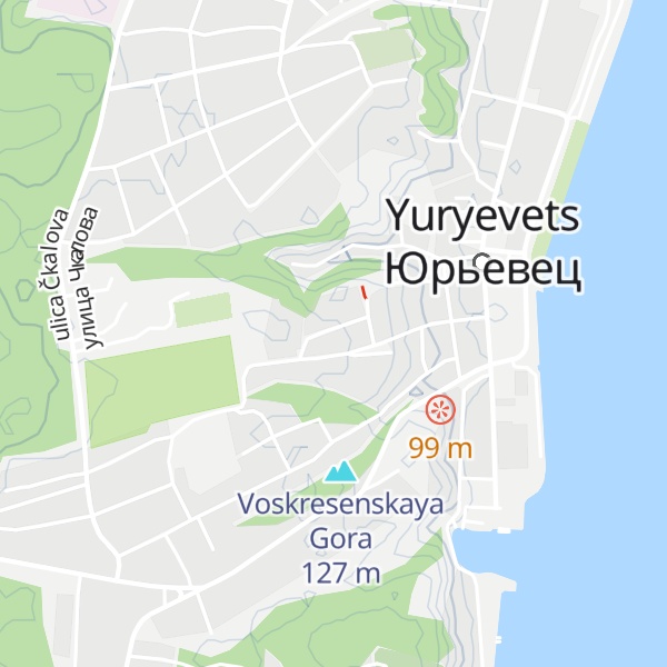 Map of Bogoyavlenskaya Gora