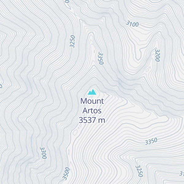 Map of Mount Artos