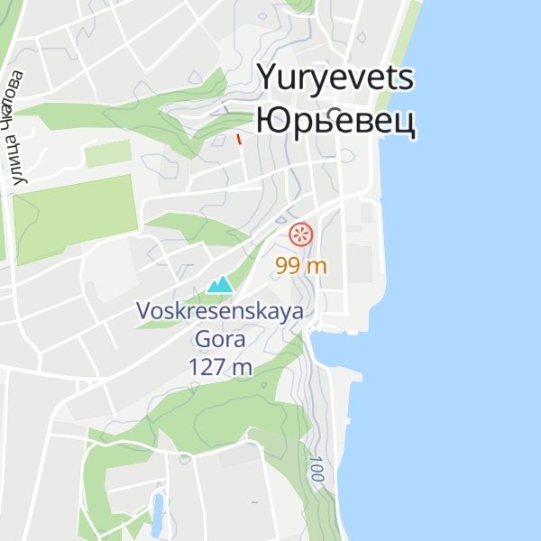 Map of Pyatnickaya Gora