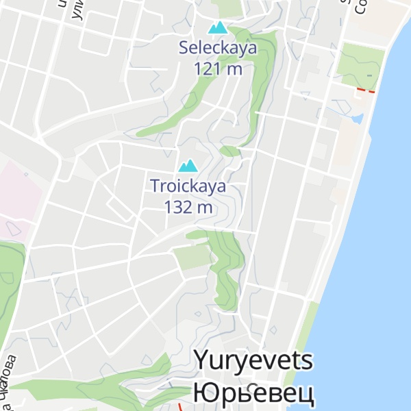 Map of Baranovskaya