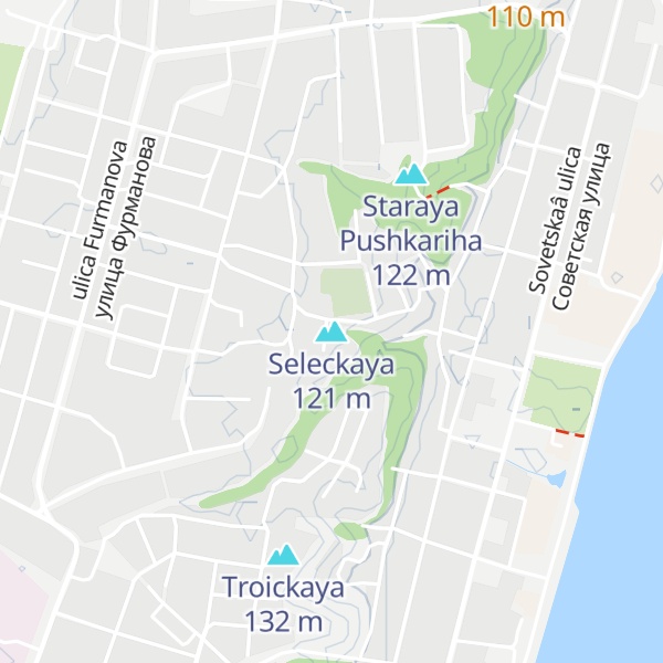 Map of Seleckaya