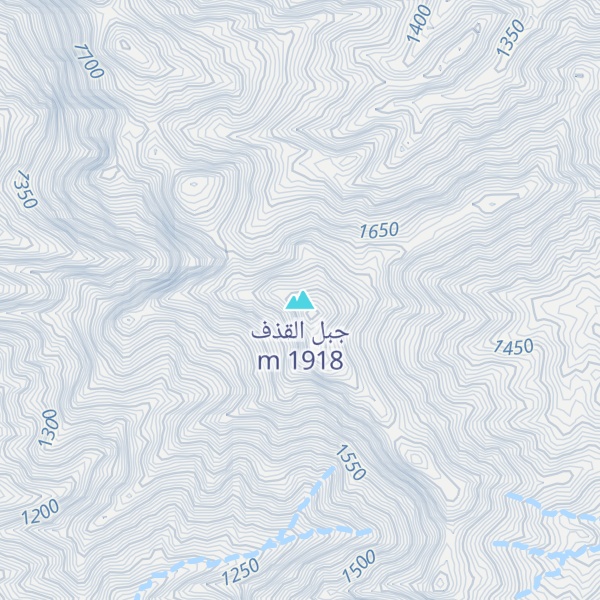 Map of جبل القذف