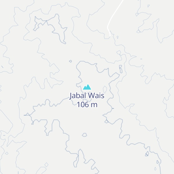 Map of Jabal Wais