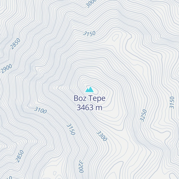 Map of Boz Tepe