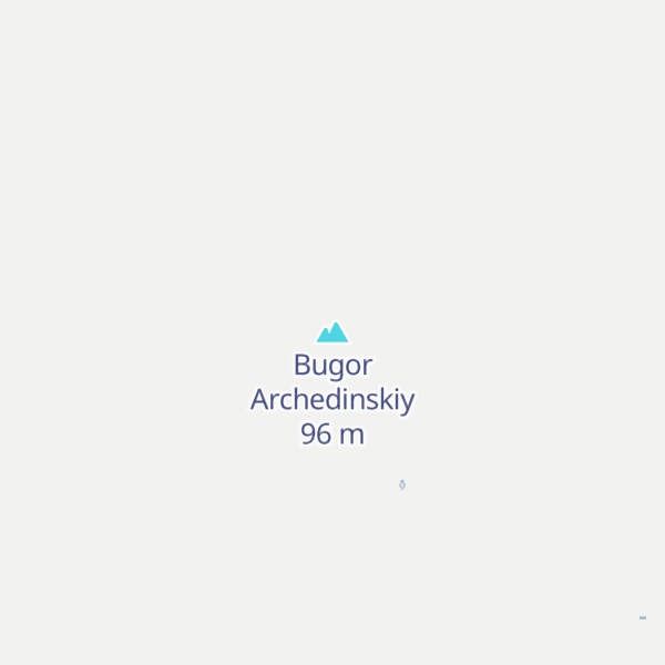 Map of Bugor Archedinskiy