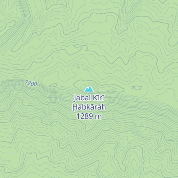 Map of Jabal Kīrī Ḩabkārah