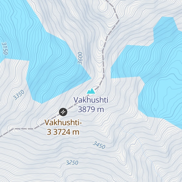 Map of Vakhushti
