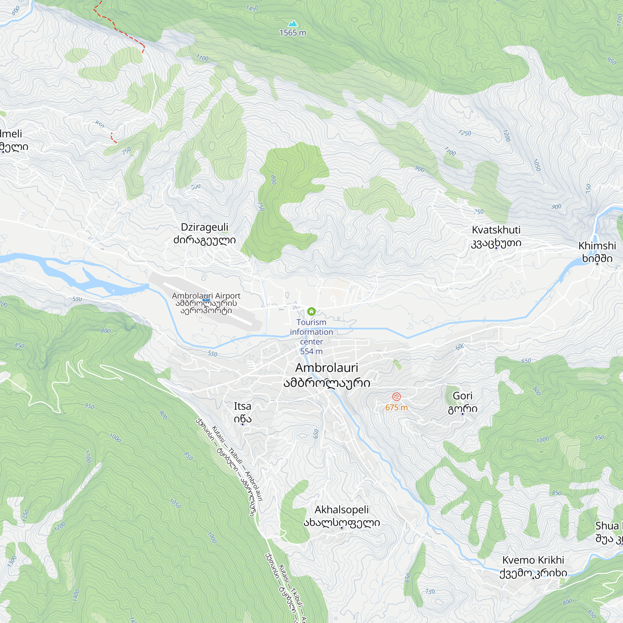 Tourism information center map