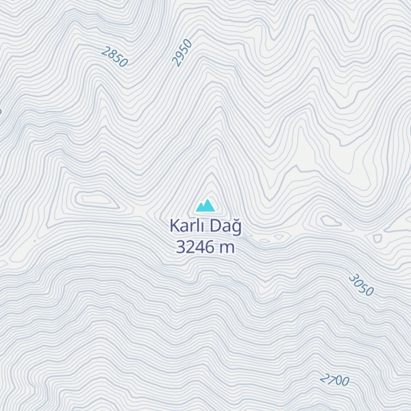 Map of Karlı Dağ