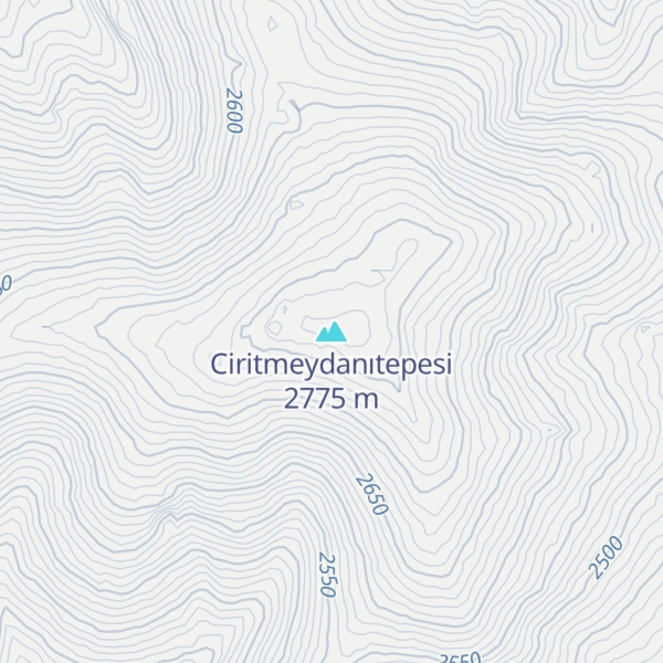 Map of Ciritmeydanıtepesi