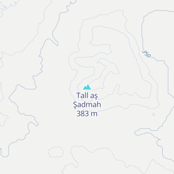 Map of Tall aş Şadmah