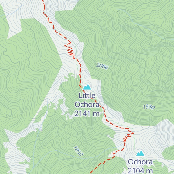 Map of Little Ochora