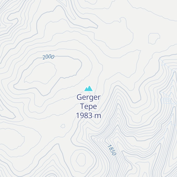 Map of Gerger Tepe