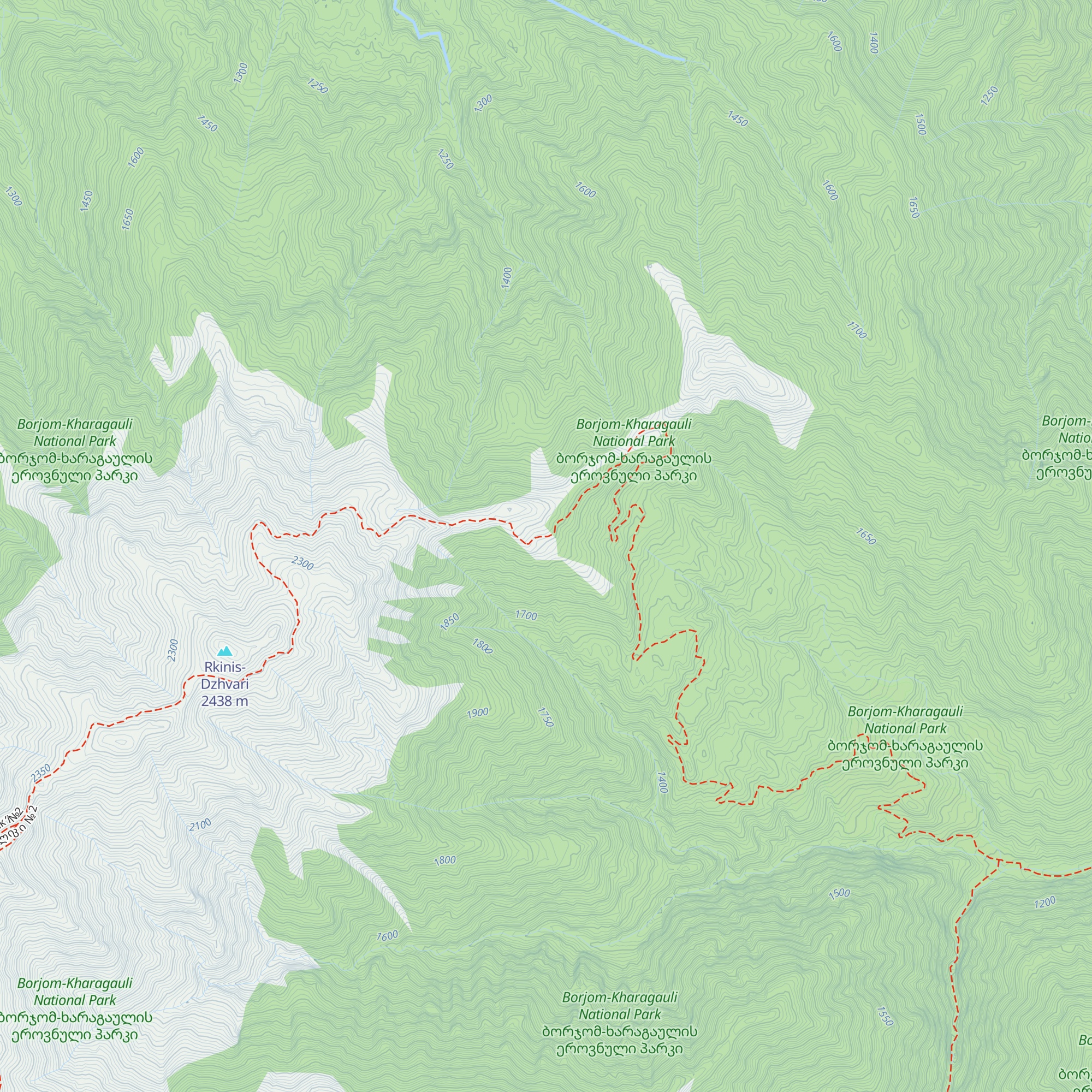 Kvazvinevi tourist shelter map