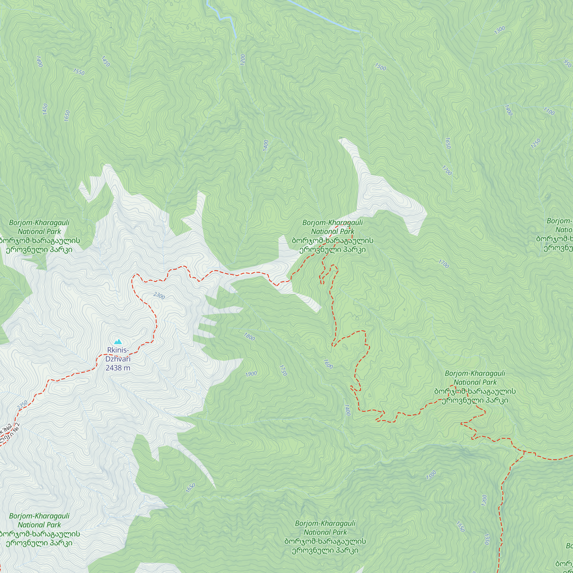 Kvazvinevi tourist shelter map