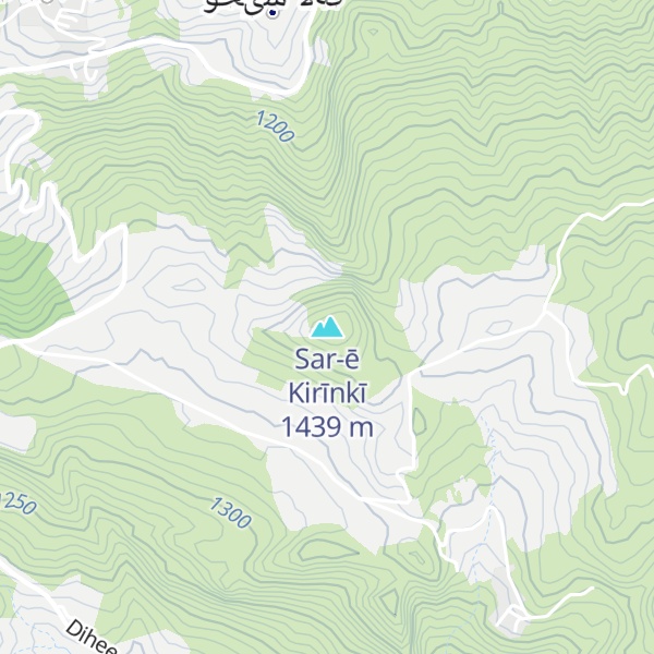 Map of Sar-ē Kirīnkī