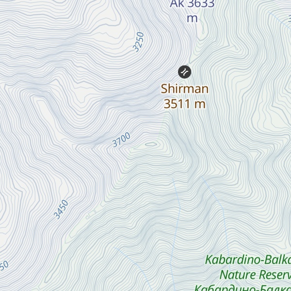 Map of Korgashilitau