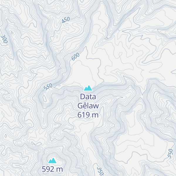 Map of Data Gêlaw