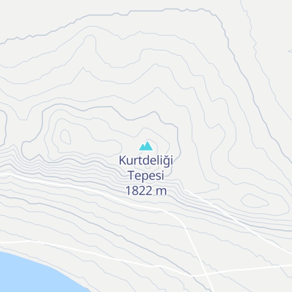 Map of Kurtdeliği Tepesi