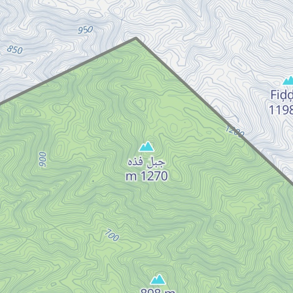 Map of جبل فذه