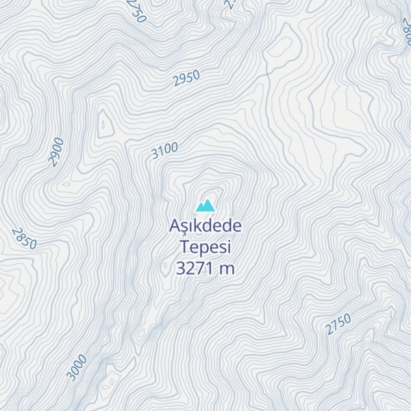 Map of Aşıkdede Tepesi