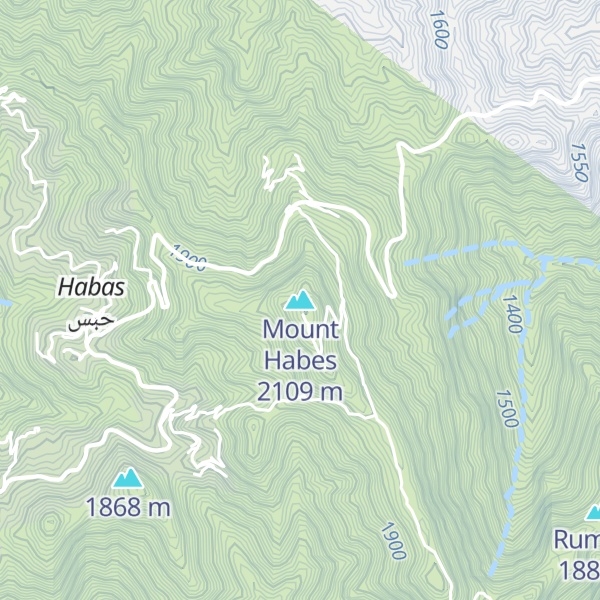 Map of Mount Habes