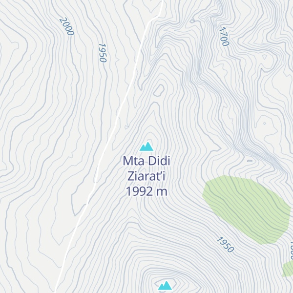 Map of Mta Didi Ziarat’i
