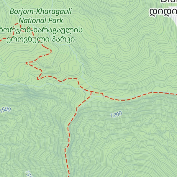 Map of Sakhvlari Tourist Shelter (Old)