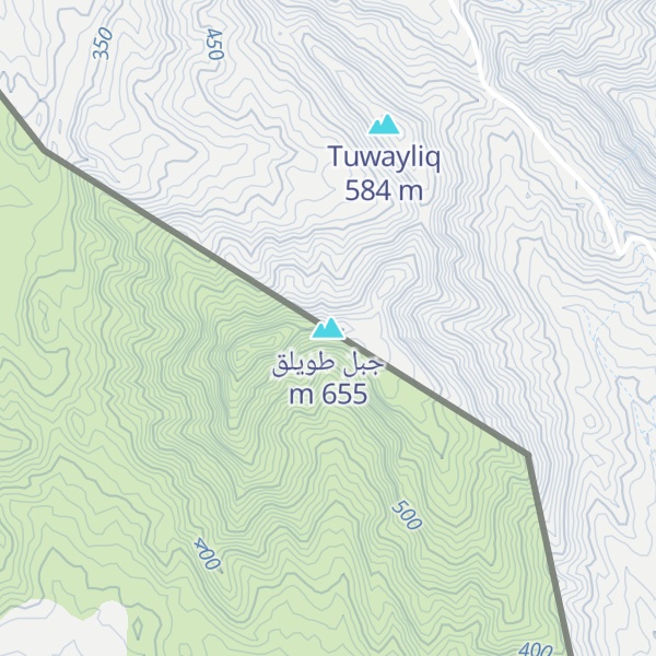 Map of جبل طويلق