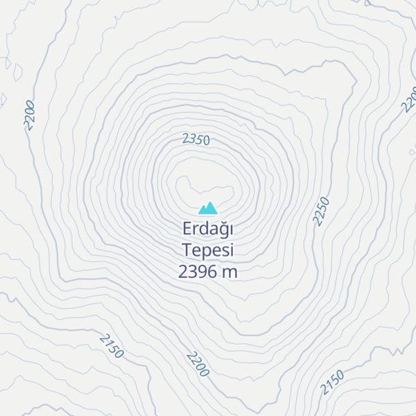 Map of Erdağı Tepesi