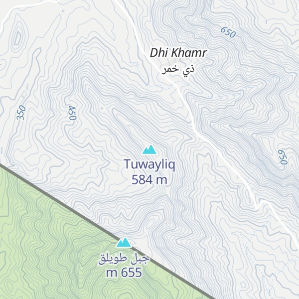 Map of Tuwayliq